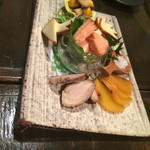 雪月風花 本店 - 燻製の盛り合わせ