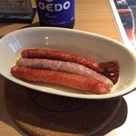 新井商店 - (20150926)ソーセージ3種盛り合わせ（350円 税別）