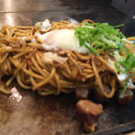 長田本庄軒 三宮センタープラザ店 - ぼっかけ焼きそば大盛り＋ネギ大盛り