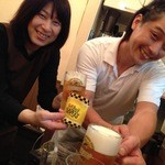 まつぼっくり - H.27.9.19.夜 オーナーシェフ+看板娘さんと乾杯【掲載許諾済】