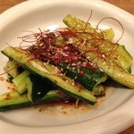 まつぼっくり - H.27.9.19.夜 ピリ辛きゅうり 300円