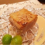 鮨 とかみ - 2015.9.  胡麻豆腐