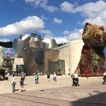 Bar Guggenheim Bilbao - 2015年9月19日。ビルバオのグッゲンハイム美術館に到着。