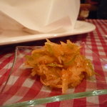 付け合せのカラシネギ