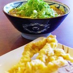 丸亀製麺 - カレーうどんとゲソ天