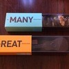 CHOCOLAT FACTORY - 料理写真:MANYとGREATを購入。