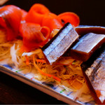 よねさん - スモークサンマのサラダ仕立て