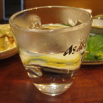 芽吹 - 芋焼酎のお湯割り