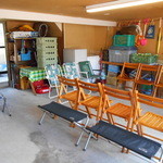 中華そば 七郎 - 店の隣の待機場所