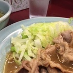 珉亭 - Sep 2015　付け合せはなぜかうでキャベツ