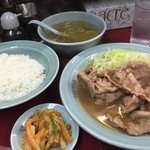 珉亭 - Sep 2015　生姜焼き定食950円