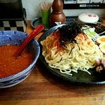 麺屋　遊助 - 辛味噌つけ麺（5倍大辛）850円