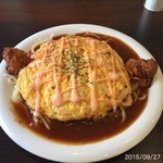 あんかけパスタ　ラ・ピーニャ - オムツナレギュラー唐揚げトッピング