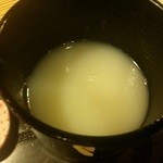 十割蕎麦みかあさ - 濃厚蕎麦湯。