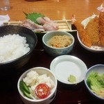 鮮波亭 - 期間限定の「のどぐろ祭り」の「のどぐろ定食」