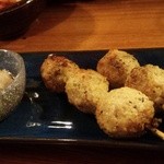 酒酒 - 塩つくね　おろしポン酢（本日のおすすめ）