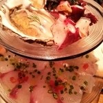 TAVERNA UOKIN 西新宿 - 海の幸のカルパッチョ（6点盛り）