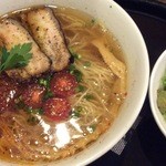 十夢 - トマトラーメン ランチのサラダ付き