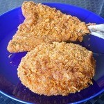 エスポアおかだ - 料理写真:メンチカツ１２０円　　アジフライ１５０円