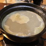 らぁめん醤和 - 鍋の白湯スープ