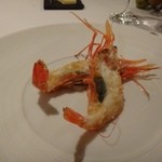 レストラン・モリエール - ぼたん海老様、再び登場でございます。お気の毒にと思いながら美味しく頂きました。m(__)m