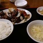 七福家 - 黒酢豚セット