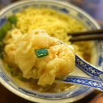 沾仔記 - ワンタン麺　27H$（約419円）