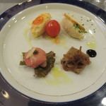 リストランテ ラ チャウ - 前菜盛り合わせ