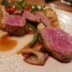 ラ・ボンヌターブル - 【仔羊のロースト、ニンニクのピュレ】◎2015/9