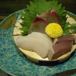 山吹 - 刺身の３種盛り
