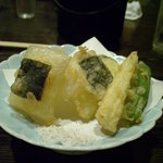 山吹 - 餅とササミの天ぷら