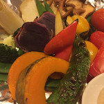 ピッツァ サン フェリーチェ - 朝取れ箕面野菜の薪釜焼き1000円