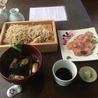 かぶらや - 炙り鴨せいろ＋せいろ（2015,8）