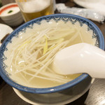 牛たん炭焼き 利久 - テールスープ