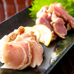Miyazaki spring chicken sashimi (breast)