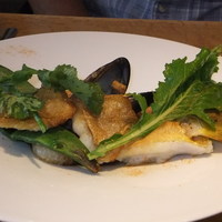 アニエルドール - ★plats　主菜
                    本日の鮮魚　ムール貝　そばの実→五穀米変更　エビのビスク