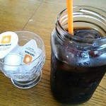 cafe&bar Ruheplatz - ドリンク写真:セットにしたアイスコーヒー￥200