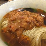 一麺春風 - 春風辣肉麺（肉みそトッピング後）