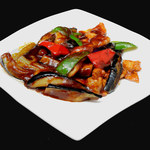 Stir-fried miso eggplant