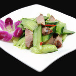 Grilled Charm and Cucumber with Chinese Style