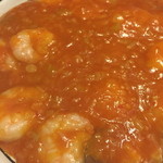 中国料理 堀内 - 後からピリっとくるエビチリ