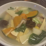 中国料理 堀内 - 秋の野菜がたっぷりな野菜そば