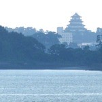 城見櫓 - フェリーから見た島原城