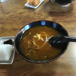 大力うどん - カレーうどん  おにぎりと共に