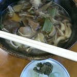 つちや食堂 - きのこ蕎麦 