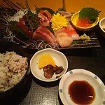 日本海庄や - 刺身定食1200円（税込）