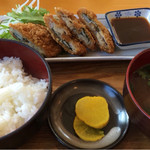 居酒屋 壱歩 - さわらのチーズ入りフライ定食