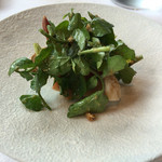 カミムラ  - ほっき貝炙り、クレソンと山わさび