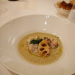 Shin Harada - 太刀魚と地蛤、キノコのココット焼き