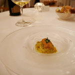 Shin Harada - 冷たいパスタを少し（赤茄子と雲丹の冷製カペッリーニ）